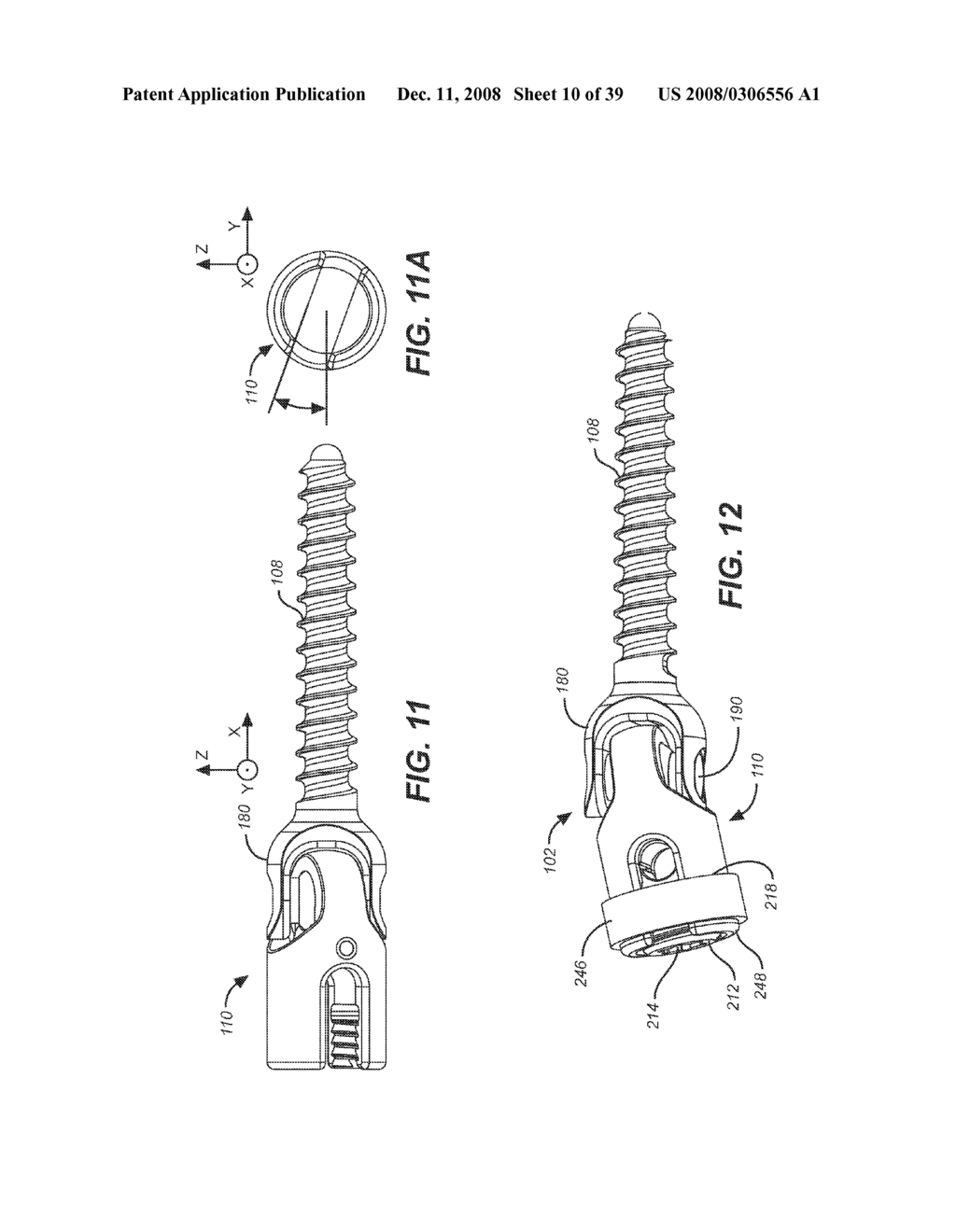 BONE ANCHOR WITH A CURVED MOUNTING ELEMENT FOR A DYNAMIC STABILIZATION AND MOTION PRESERVATION SPINAL IMPLANTATION SYSTEM AND METHOD - diagram, schematic, and image 11