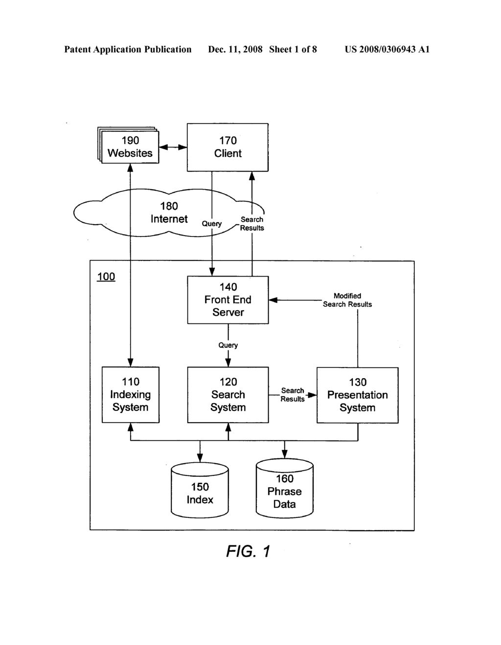 PHRASE-BASED DETECTION OF DUPLICATE DOCUMENTS IN AN INFORMATION RETRIEVAL SYSTEM - diagram, schematic, and image 02