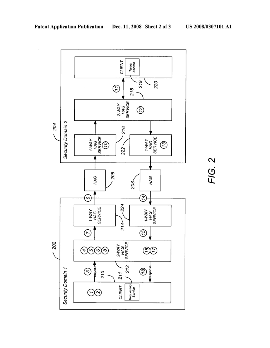 Method and apparatus for executing web services through a high assurance guard - diagram, schematic, and image 03