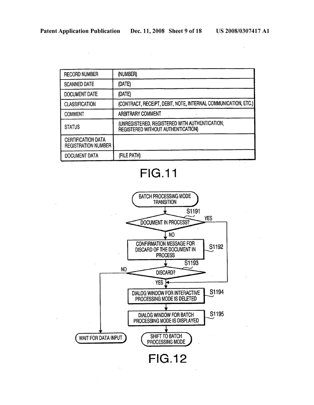 Document registration system, information processing apparatus, and computer usable medium therefor - diagram, schematic, and image 10