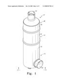 EMISSION ABATEMENT ASSEMBLY HAVING A MIXING BAFFLE AND ASSOCIATED METHOD diagram and image