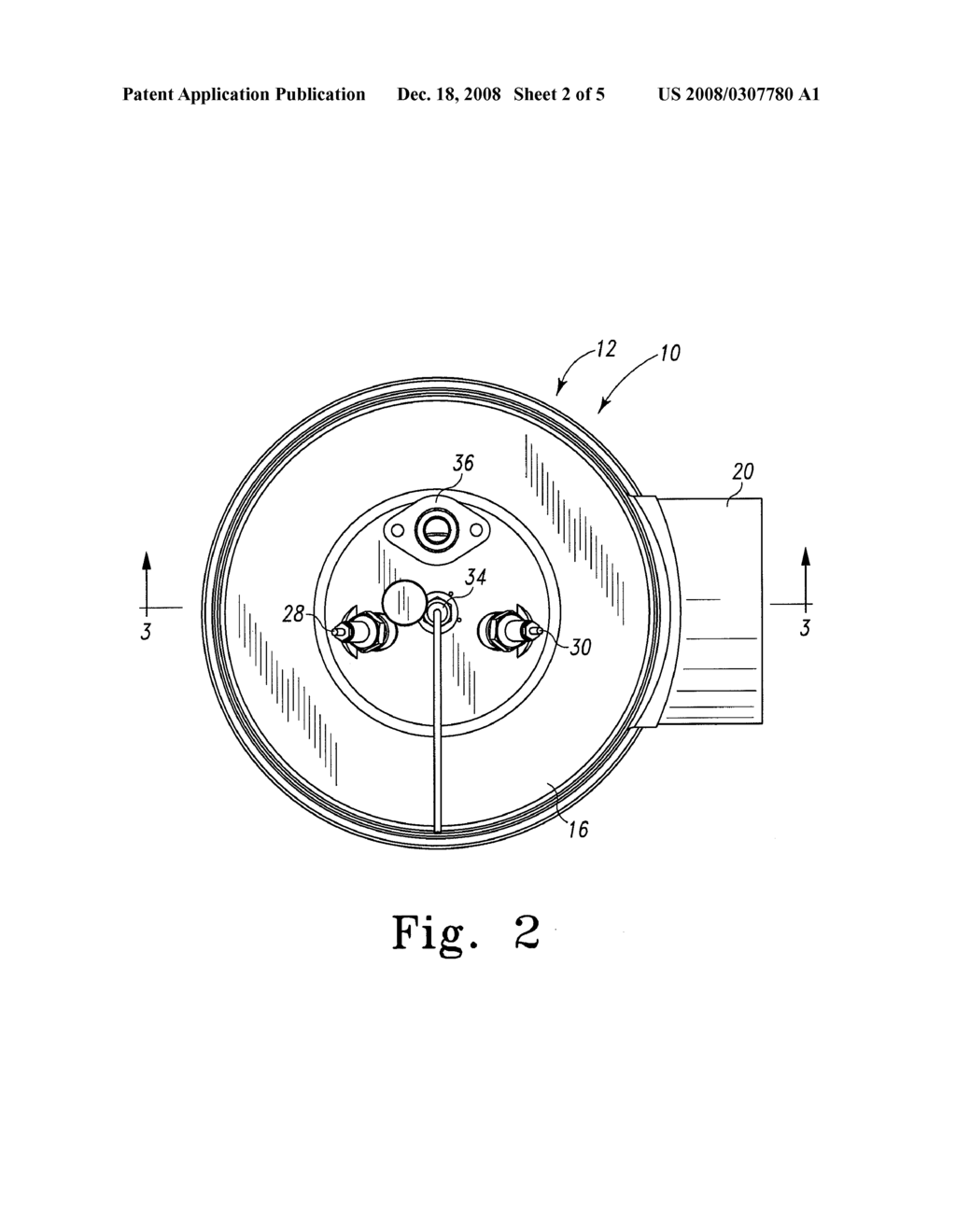 EMISSION ABATEMENT ASSEMBLY HAVING A MIXING BAFFLE AND ASSOCIATED METHOD - diagram, schematic, and image 03