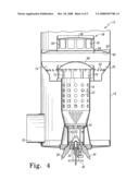 EMISSION ABATEMENT ASSEMBLY HAVING A MIXING BAFFLE AND ASSOCIATED METHOD diagram and image