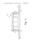 EMISSION ABATEMENT ASSEMBLY HAVING A MIXING BAFFLE AND ASSOCIATED METHOD diagram and image