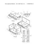 Cooling insert for a container diagram and image