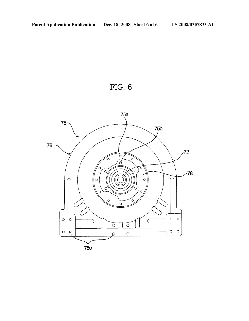 DRUM-TYPE WASHING MACHINE AND BEARING HOUSING STRUCTURE THEREOF - diagram, schematic, and image 07