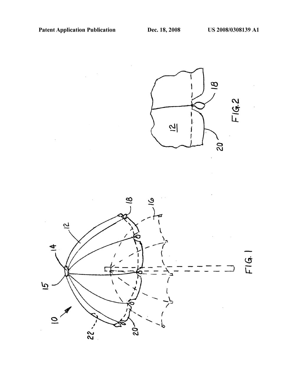 Reflective overlay for shade umbrellas - diagram, schematic, and image 02