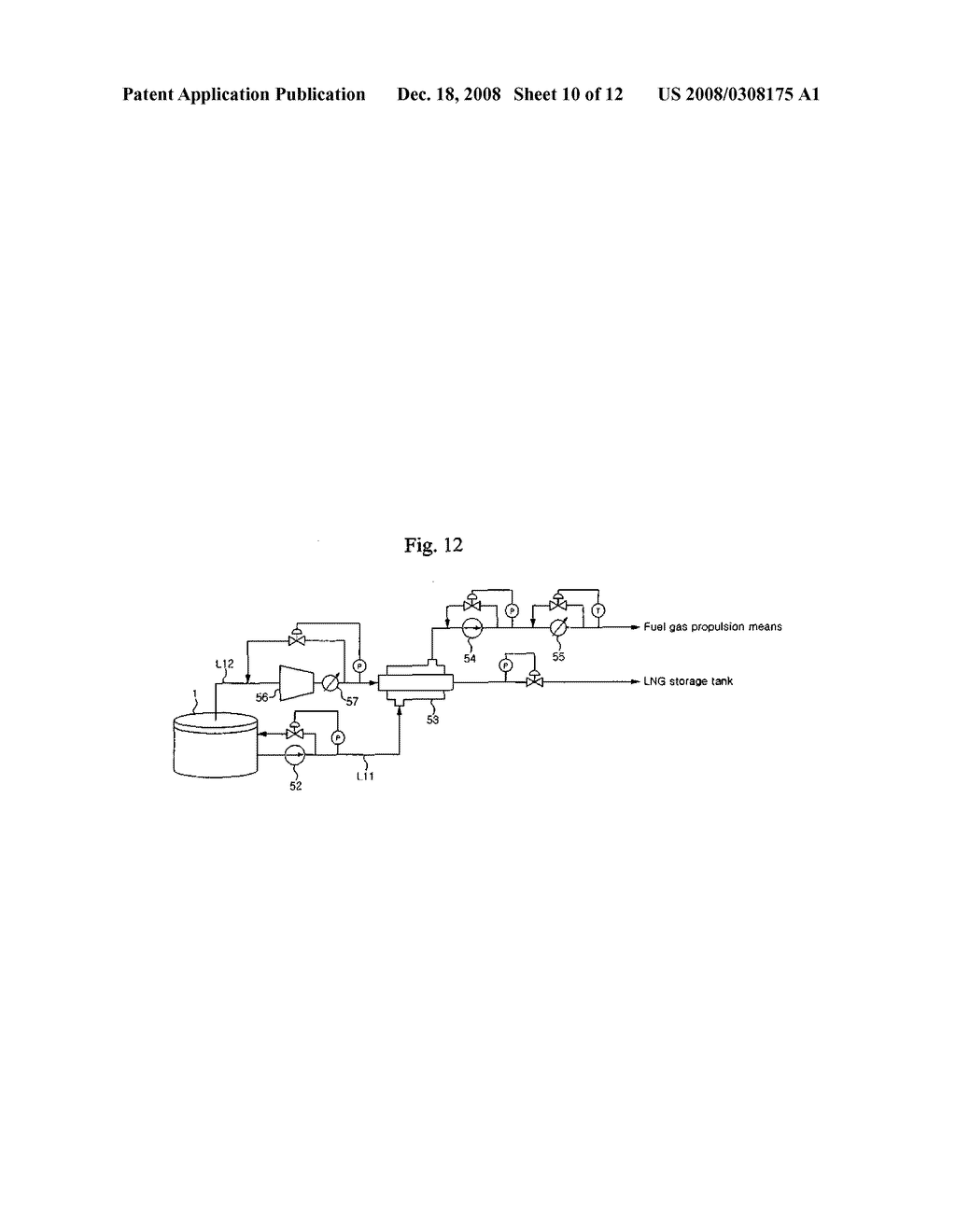 Method and Apparatus for Treating Boil-Off Gas in an LNG Carrier Having a Reliquefaction Plant, and LNG Carrier Having Said Apparatus for Treating Boil-Off Gas - diagram, schematic, and image 11