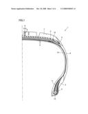 Pneumatic tire diagram and image