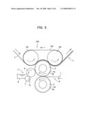 Apparatus for Manufacturing Single Faced Corrugated Pasteboard diagram and image