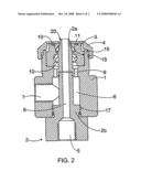 Moistening Nozzle of a Paper Web diagram and image