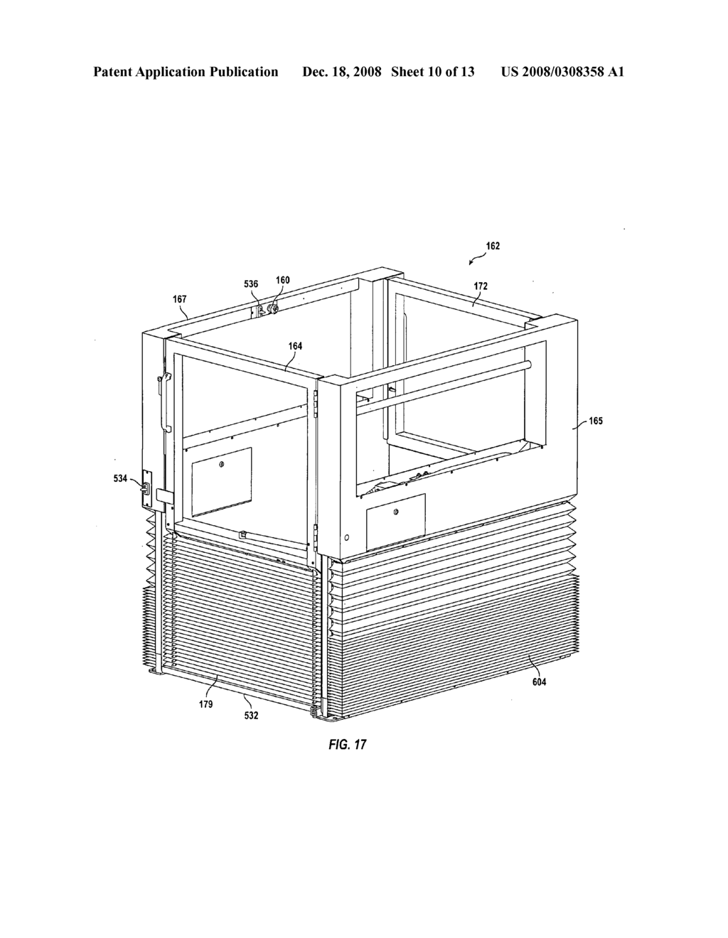 Wheel chair lift with protective skirt sensors - diagram, schematic, and image 11