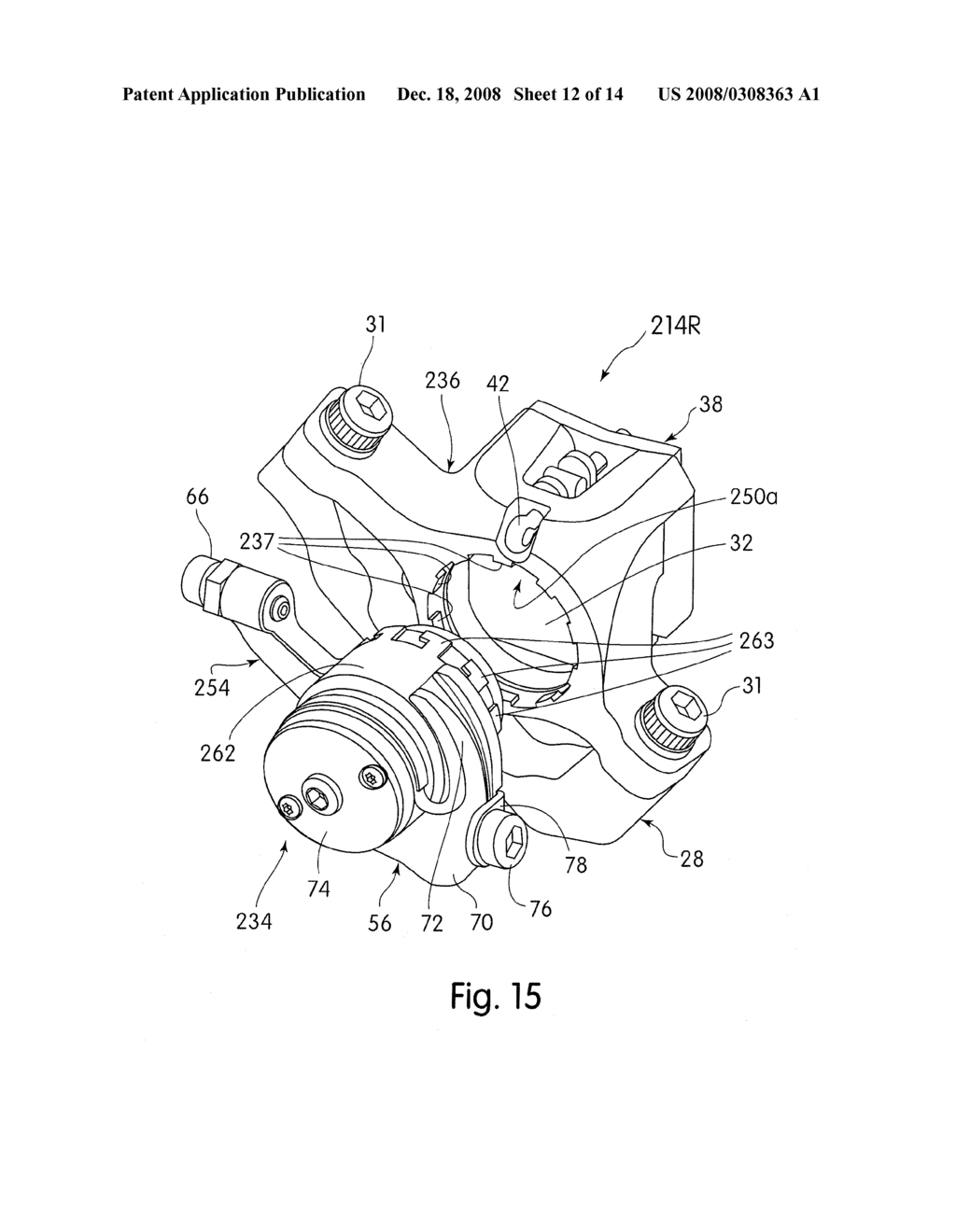 BICYCLE DISC BRAKE DEVICE - diagram, schematic, and image 13