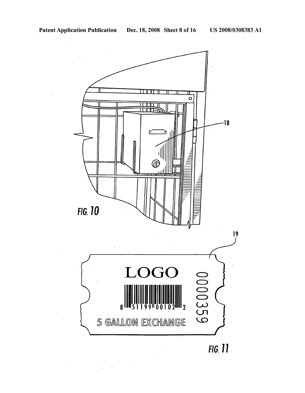 Bottled water distribution method and bottle return apparatus - diagram, schematic, and image 09