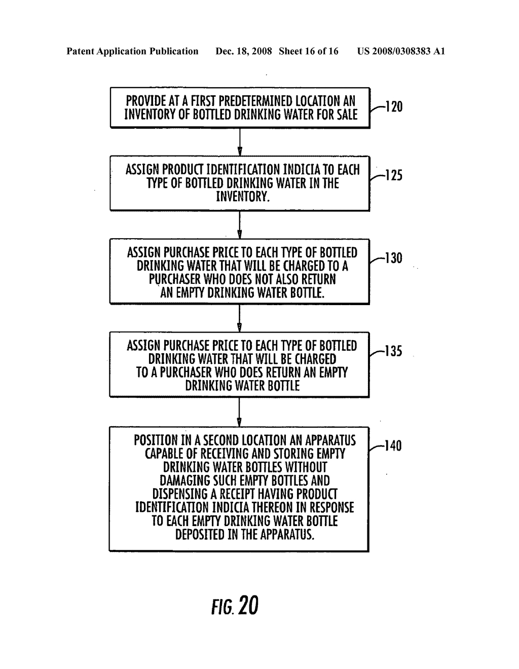 Bottled water distribution method and bottle return apparatus - diagram, schematic, and image 17