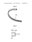 Newel Guide for Supporting a Handrail Traveling Over a Newel diagram and image