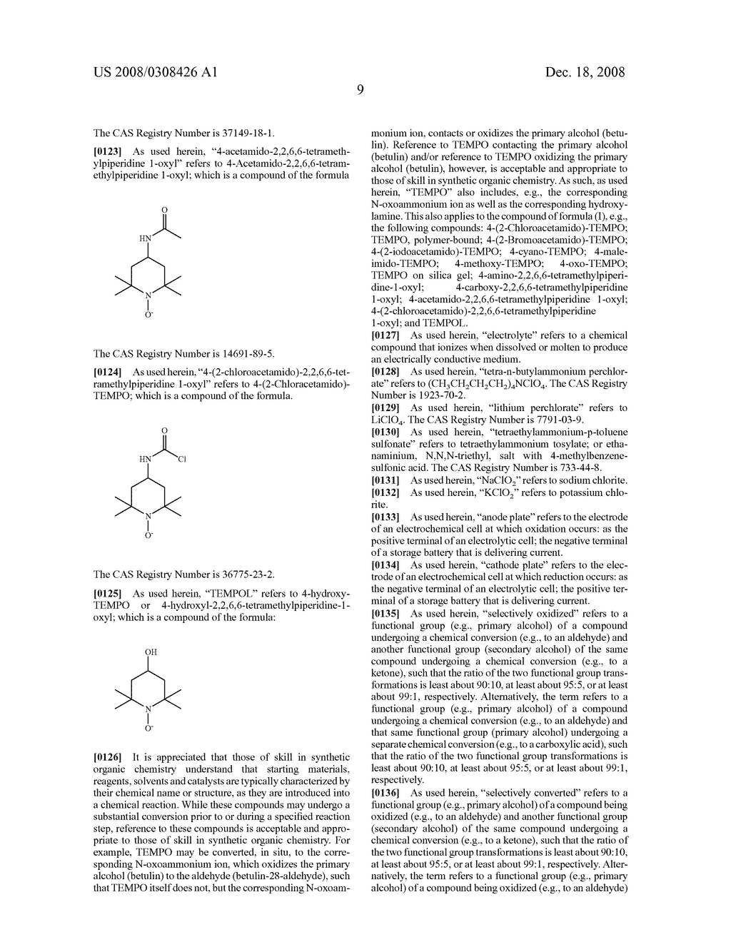 Electrochemical Method for the Production of Betulin Aldehyde - diagram, schematic, and image 10