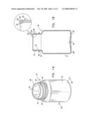 Plastic container elements diagram and image