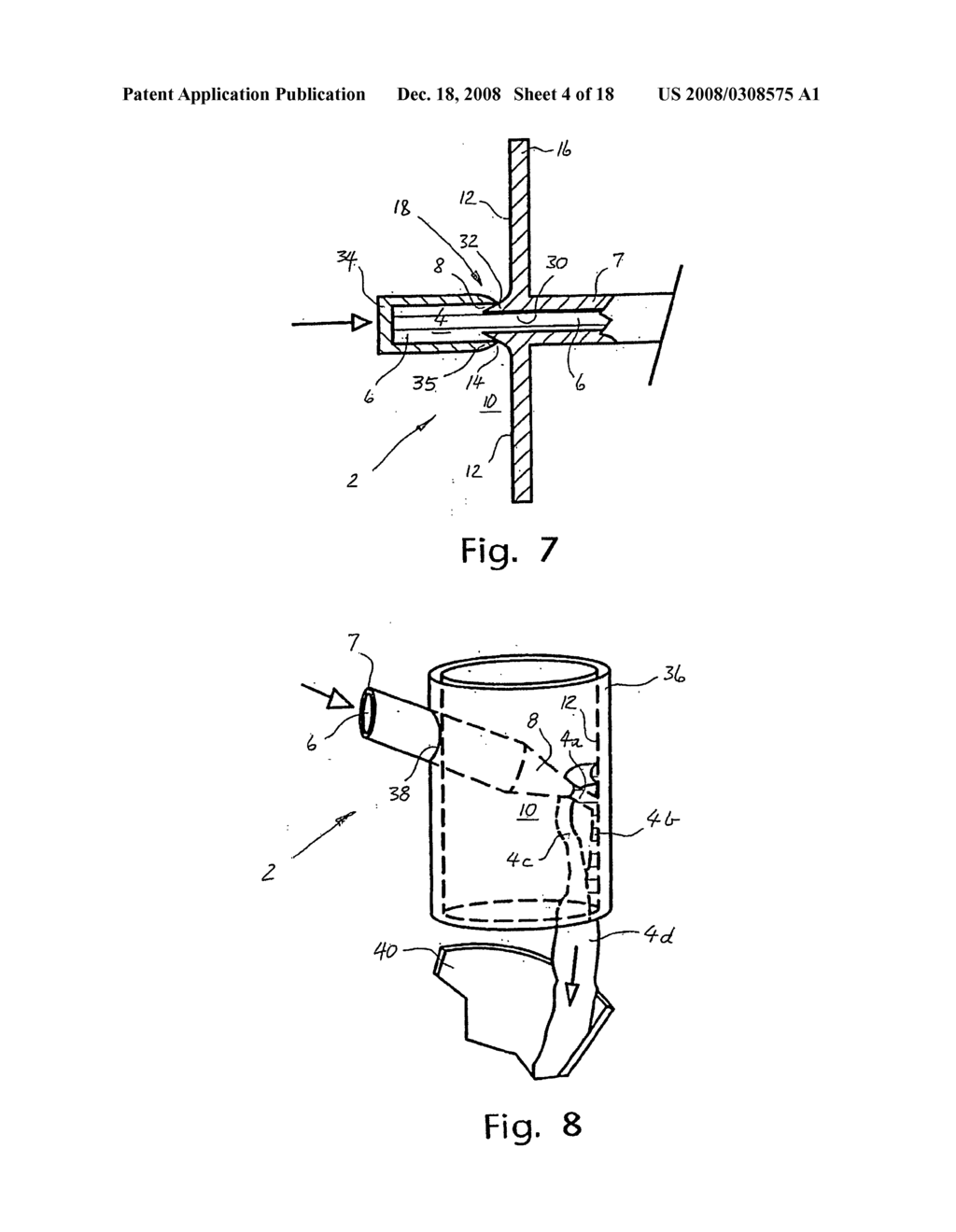 Dispensing Device for Reducing Loss of Dissolved Gas in a Liquid Outflow and a Method of Using Same - diagram, schematic, and image 05