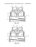 Dispensing Device for Reducing Loss of Dissolved Gas in a Liquid Outflow and a Method of Using Same diagram and image