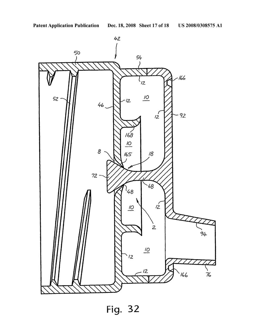 Dispensing Device for Reducing Loss of Dissolved Gas in a Liquid Outflow and a Method of Using Same - diagram, schematic, and image 18