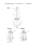 Dosage-Dispensing Device for Substances in Powder- or Paste Form diagram and image