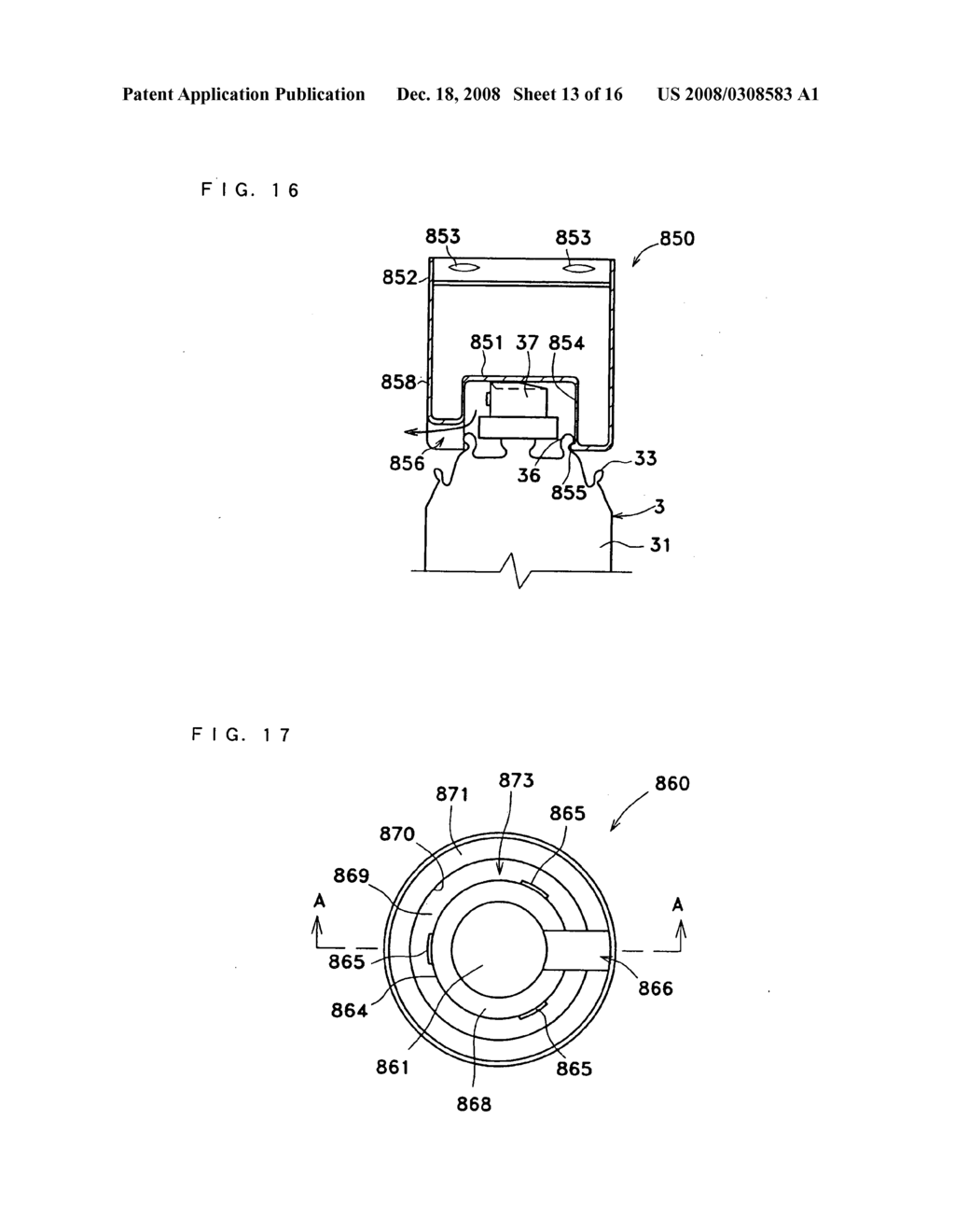 Gas Releasing Cap for Aerosol Container - diagram, schematic, and image 14