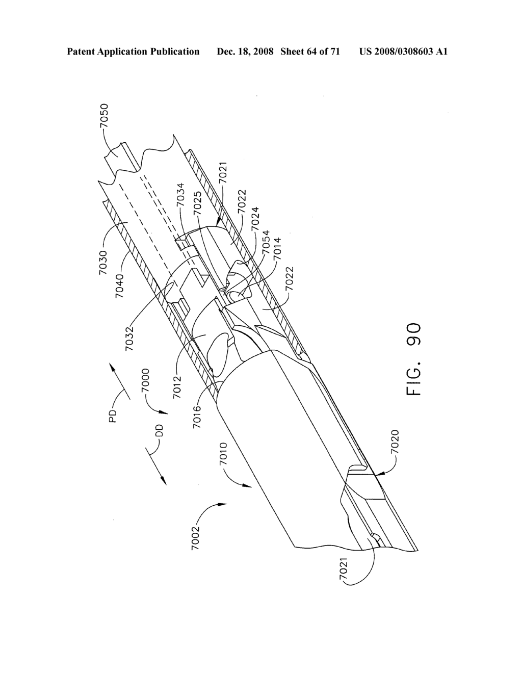 Cable driven surgical stapling and cutting instrument with improved cable attachment arrangements - diagram, schematic, and image 65