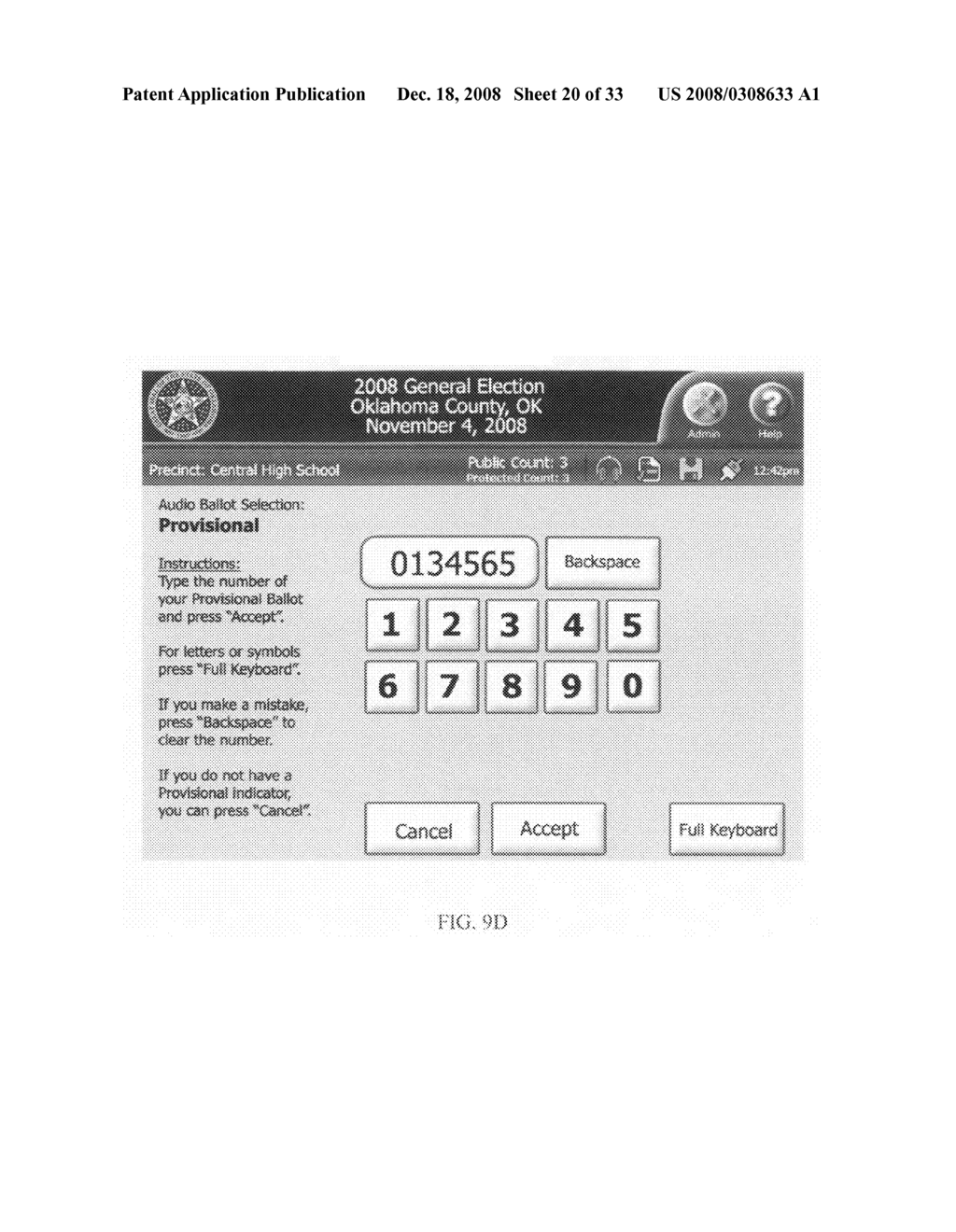 Integrated Voting System and Method for Accommodating Paper Ballots and Electronic Ballots - diagram, schematic, and image 21