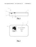 Personalised Support Such as an Identity Card Comprising Anti-Falsification Means diagram and image