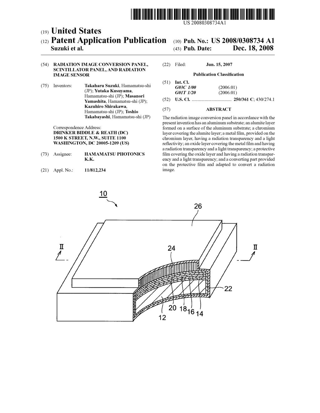 RADIATION IMAGE CONVERSION PANEL, SCINTILLATOR PANEL, AND RADIATION IMAGE SENSOR - diagram, schematic, and image 01