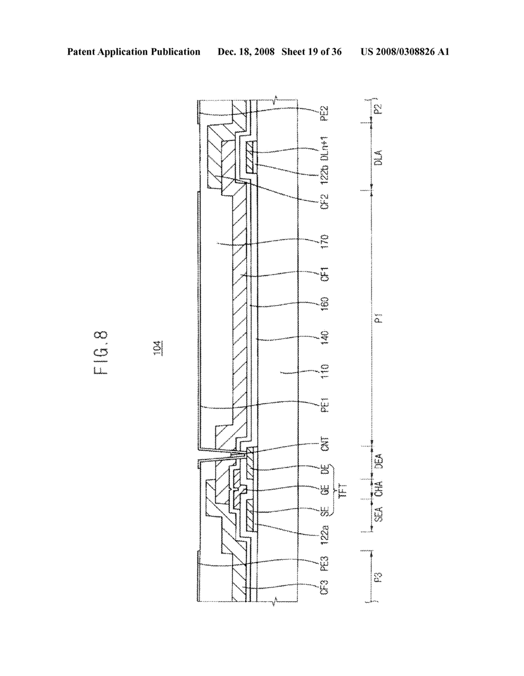 THIN-FILM TRANSISTOR, ARRAY SUBSTRATE HAVING THE THIN-FILM TRANSISTOR AND METHOD OF MANUFACTURING THE ARRAY SUBSTRATE - diagram, schematic, and image 20