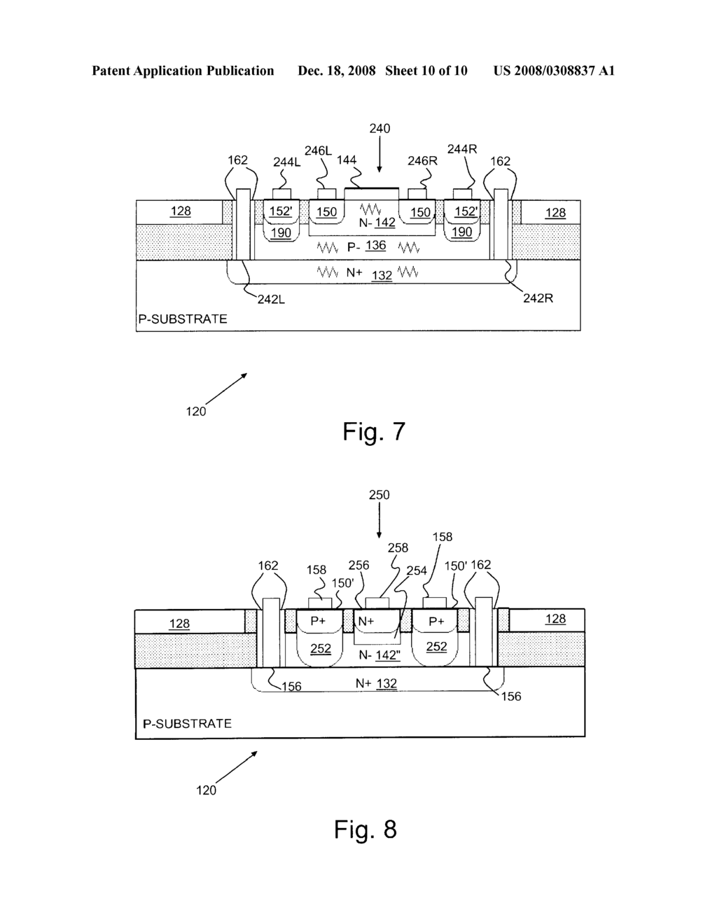 VERTICAL CURRENT CONTROLLED SILICON ON INSULATOR (SOI) DEVICE SUCH AS A SILICON CONTROLLED RECTIFIER AND METHOD OF FORMING VERTICAL SOI CURRENT CONTROLLED DEVICES - diagram, schematic, and image 11