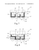 Image sensor module with a three-dimensional die-stacking structure diagram and image