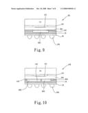 Image sensor module with a three-dimensional die-stacking structure diagram and image