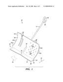 MATERIAL PUSHING DEVICE AND METHOD FOR USE diagram and image