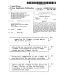 DRIVING METHOD AND CONTROL METHOD OF HOT CATHODE FLUORESCENT LAMP, AND ESTIMATION METHOD OF TEMPERATURE OF FILAMENT IN HOT CATHODE FLUORESCENT LAMP diagram and image