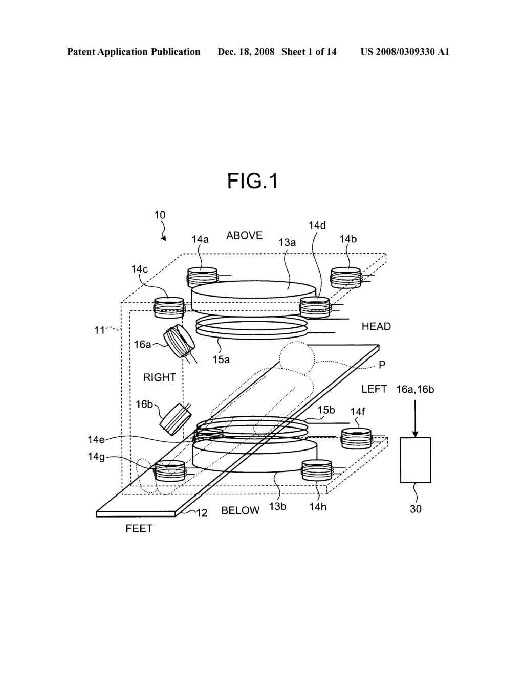 MAGNETIC PARTICLE IMAGING APPARATUS, METHOD OF DISPOSING DETECTION COIL FOR MAGNETIC PARTICLE IMAGING APPARATUS, AND MAGNETIC FLUX DETECTING APPARATUS - diagram, schematic, and image 02