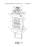 Testing apparatus for surface mounted connectors diagram and image