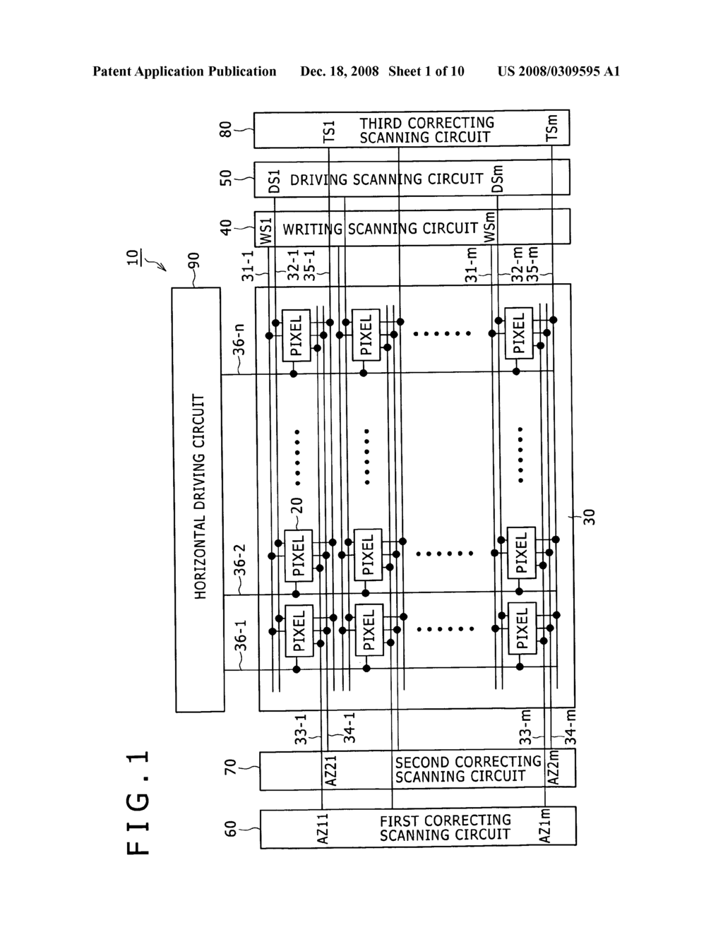 Display apparatus, driving method for display apparatus and electronic apparatus - diagram, schematic, and image 02