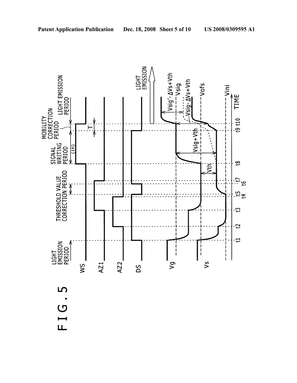 Display apparatus, driving method for display apparatus and electronic apparatus - diagram, schematic, and image 06