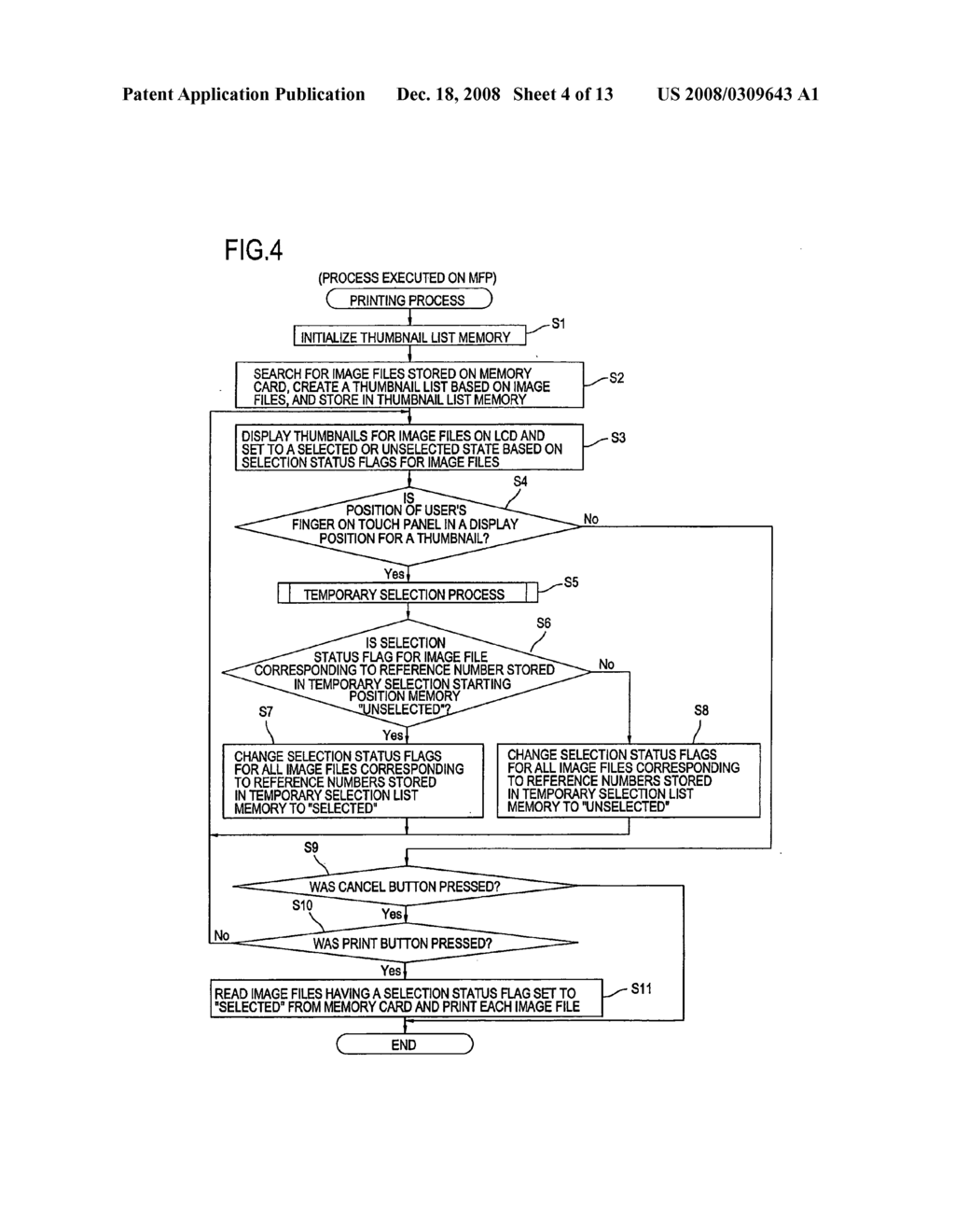 Image-selecting device and storage medium storing image-selecting program - diagram, schematic, and image 05