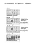 Image-selecting device and storage medium storing image-selecting program diagram and image