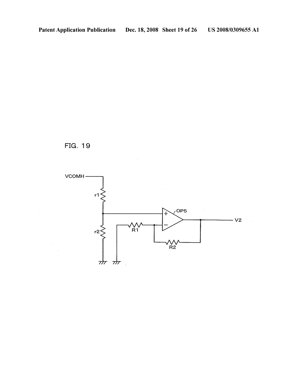 COMMON VOLTAGE GENERATION CIRCUIT, POWER SUPPLY CIRCUIT, DISPLAY DRIVER, AND COMMON VOLTAGE GENERATION METHOD - diagram, schematic, and image 20