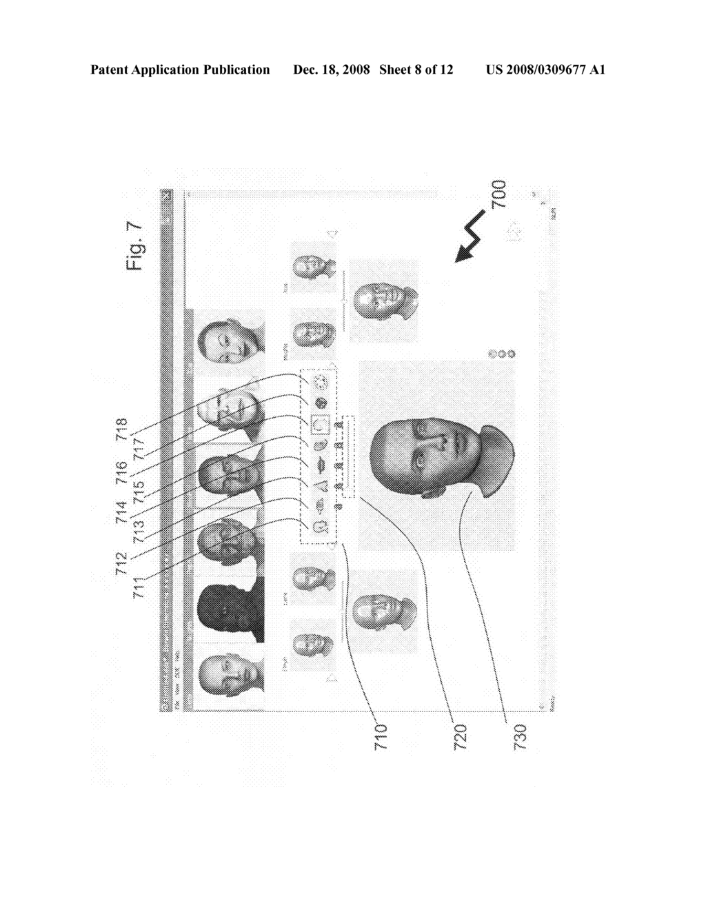 Dynamic user interface for inheritance based avatar generation - diagram, schematic, and image 09