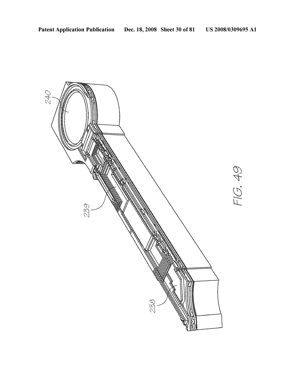 NOZZLE ASSEMBLY FOR AN INKJET PRINTER HAVING A SHORT DRIVE TRANSISTOR CHANNEL - diagram, schematic, and image 31