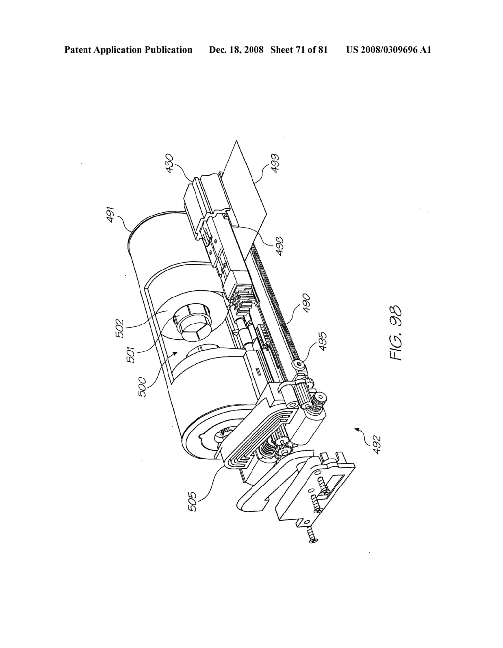  G OF NOZZLES OF A PRINTHEAD OF AN INKJET PRINTER - diagram, schematic, and image 72