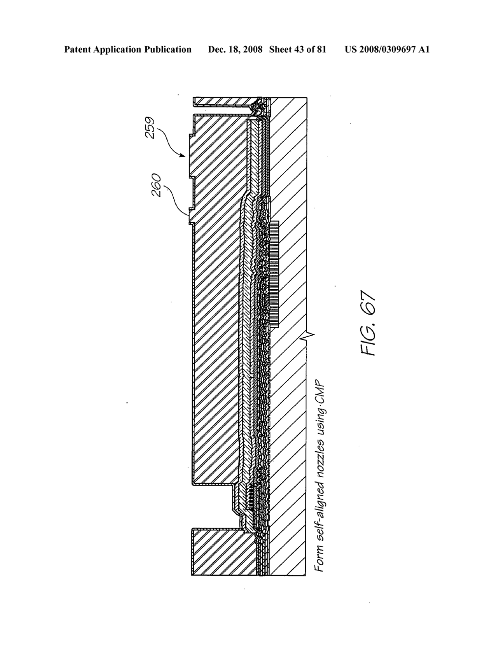 PRINTHEAD OF AN INKJET PRINTER HAVING DENSELY SPACED NOZZLES - diagram, schematic, and image 44