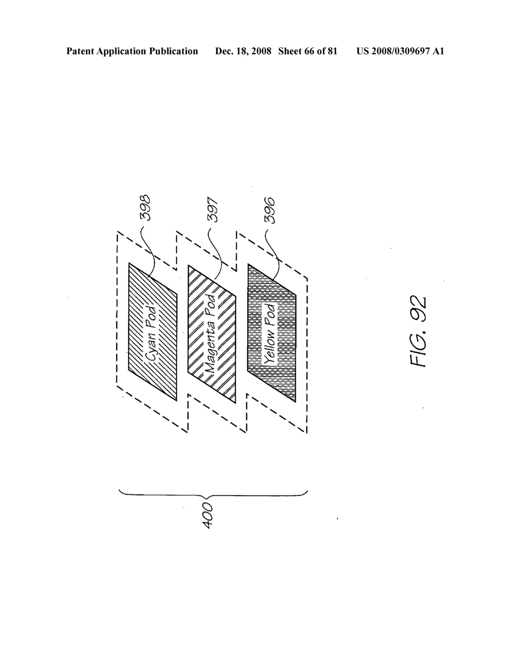 PRINTHEAD OF AN INKJET PRINTER HAVING DENSELY SPACED NOZZLES - diagram, schematic, and image 67