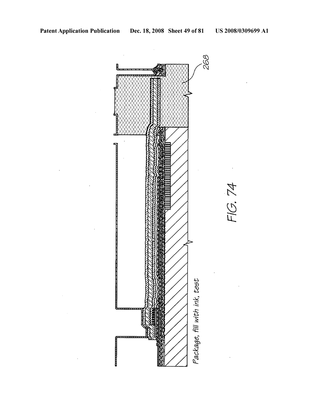 LOW ENERGY CONSUMPTION NOZZLE ASSEMBLY FOR AN INKJET PRINTER - diagram, schematic, and image 50